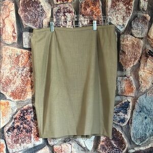 Calvin Klein khaki skirt.